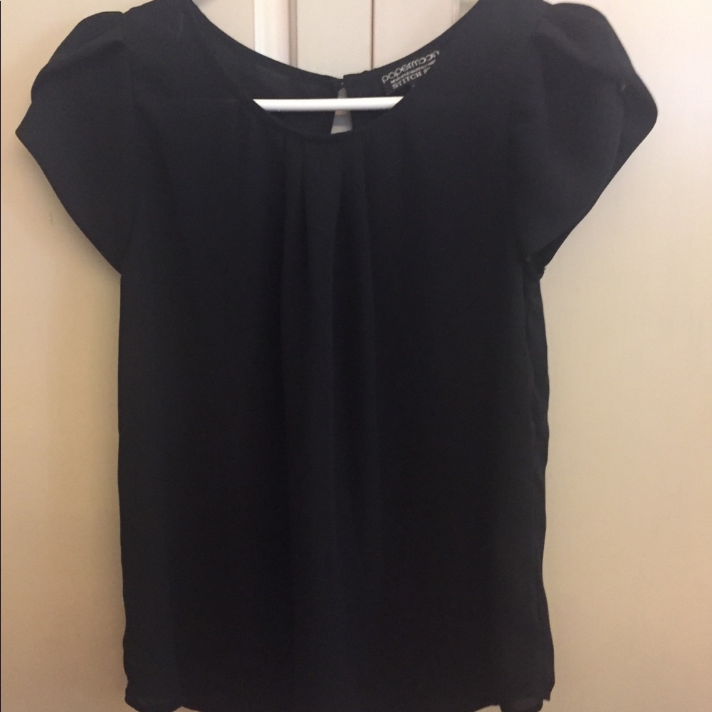 Paper Moon stitch fix black blouse